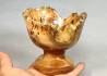 Wooden Candy Bowl Hand Carved Elm Burl Wood